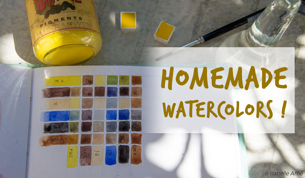 How to make your watercolor at home ?