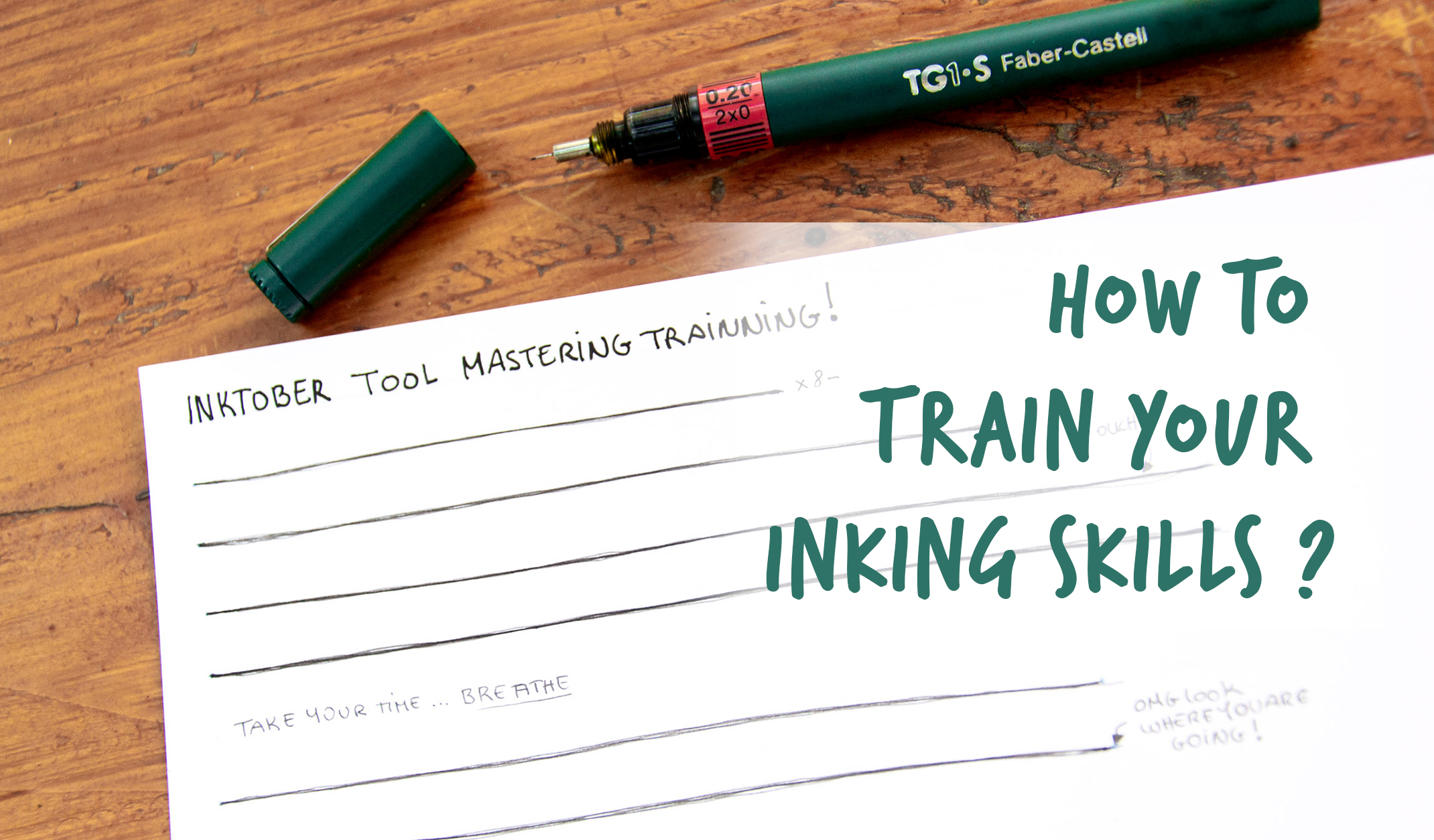 How to train your inking skills and get ready for Inktober ?