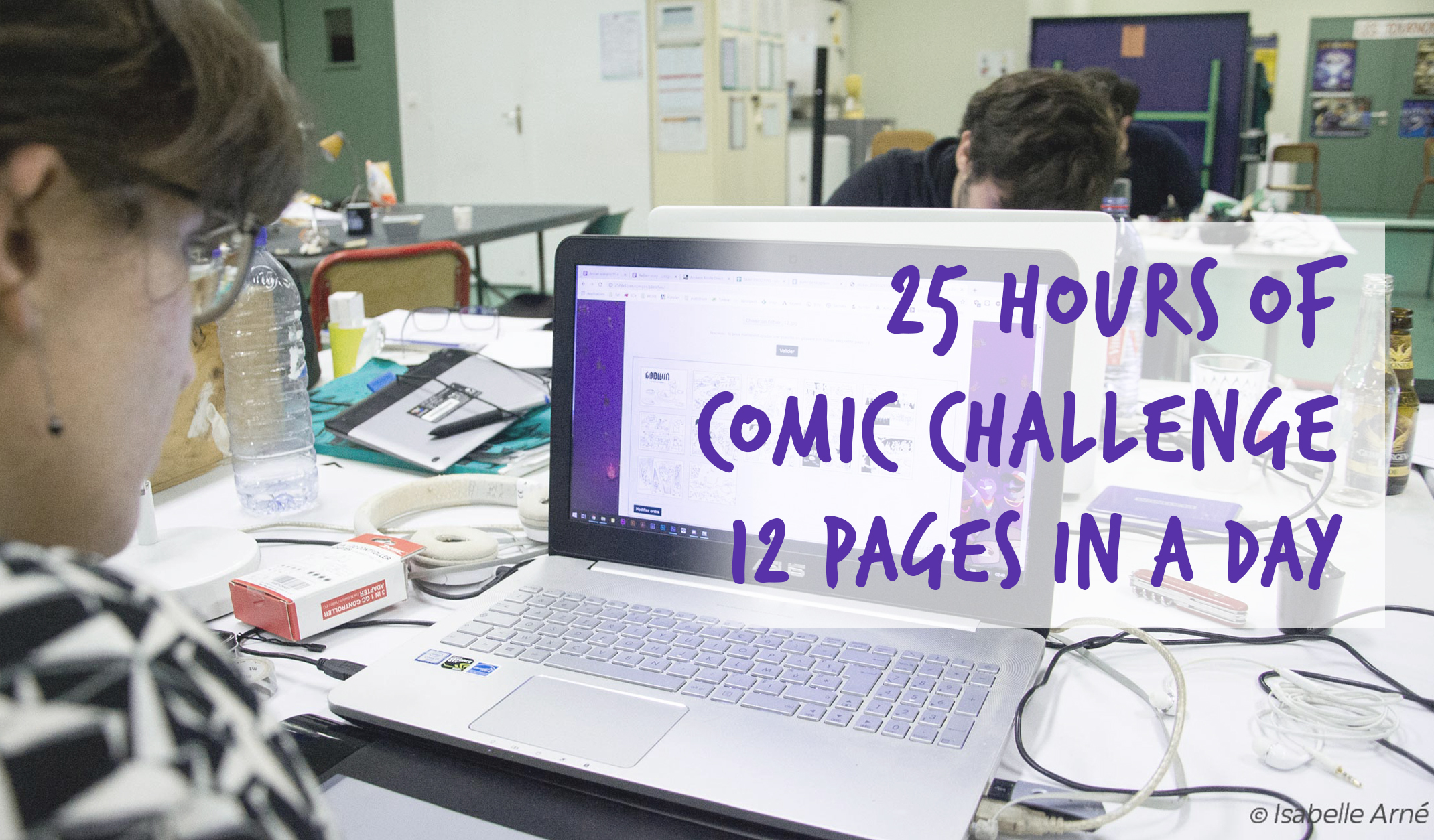 25 hours of comic challenge : 12 pages in a day!